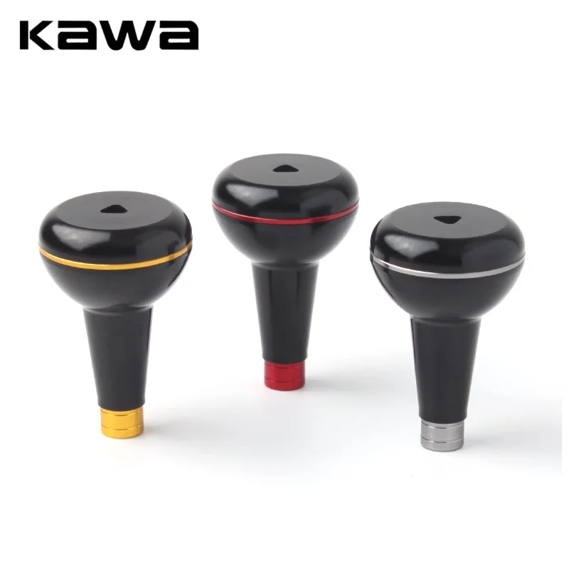 Kawa New Fishing Reel Handle Knob 7075 Alloy Aluminum Materail Lightweight Length 46mm Weight 9.5g/pc Accessory Fishing Reel DIY