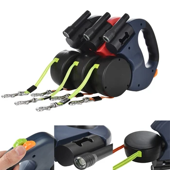 Double Laisse Rétractable Automatique 3M pour 2 Petits Chiens - 2025 - Doglovedesign : Vêtement et accessoires pour chiens