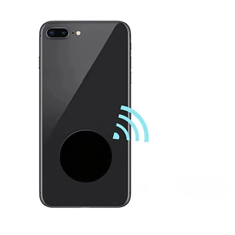 5Pcs Anti Metal Interference UID 13.56MHz Writable Changeable 40MM Black Stickers RFID Smart Tags 0 Block Rewritable Thin Tags 5