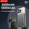 10000mAh 15W Wireless Power Bank Magnetic Charger for Apple Watch USB C Fast Charging External Battery for iPhone Samsung Xiaomi 1