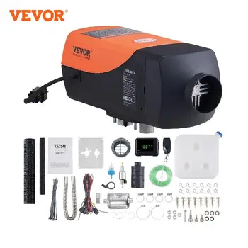 VEVOR Diesel Air Heater 12V 2/5/8KW Diesel Heater with Remote Control Parking Heater Car Heater for RV Trailer Camper Van Boat 1
