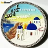 15cm Italian Sicilian Village Aegean Greek Creative Disk Background Decoration Display Hand-painted Ceramic Disctourist Souvenir 3