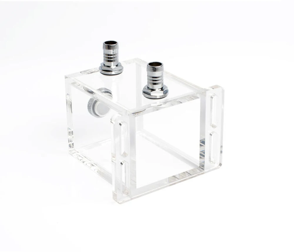 Zemod-tanque de Refrigeração de Água Acrílica Reservatório Totalmente Transparente Mini Watercooler Quadrado Pmma 200ml mm de Espessura pc Mod - Imagem 6