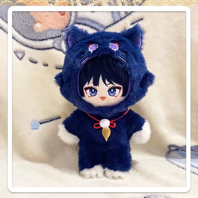 genshin impact laser tickets xiao hutao zhongli venti kazuha wanderer stamping double sided bookmark collection gifts Genshin Impact Plush Doll Scaramouche Zhongli Kazuha Clothes Clothing Cute Game Anime Cosplay Stuffed Toys boys girls Kids Gifts