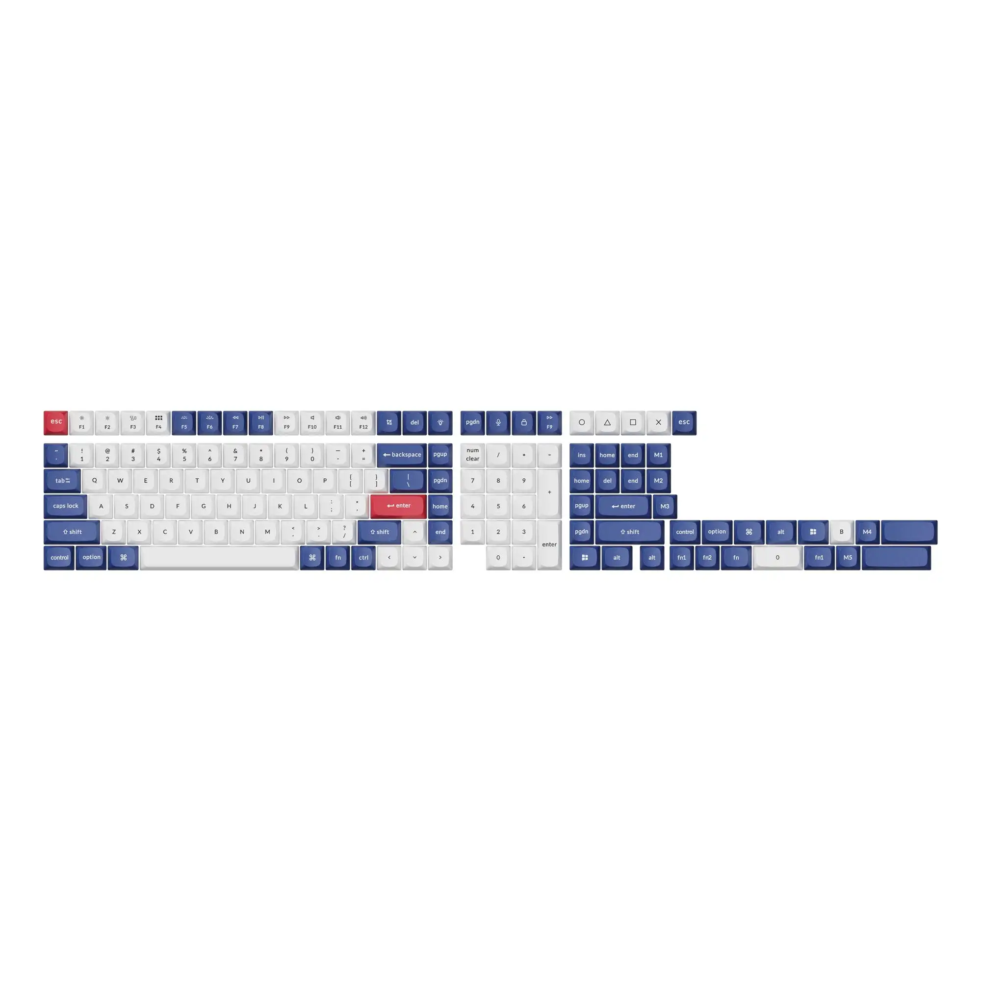 Pbt Osa Conjunto Completo para Teclado Mecânico Personalizado Double Shot Keycap