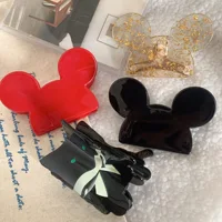 Muweordy Cartoon Mickey Acetate Hair Claw for Women Girls Popular Hair Catches Princess Crab Hair Clip Fashion Hair Accessories 3