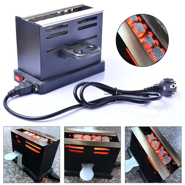 220V EU Portable Mini Charcoal Stove 800W Electric Burner Hotplate Furnace Home Kitchen Dorm RV Travel Cooking Appliances