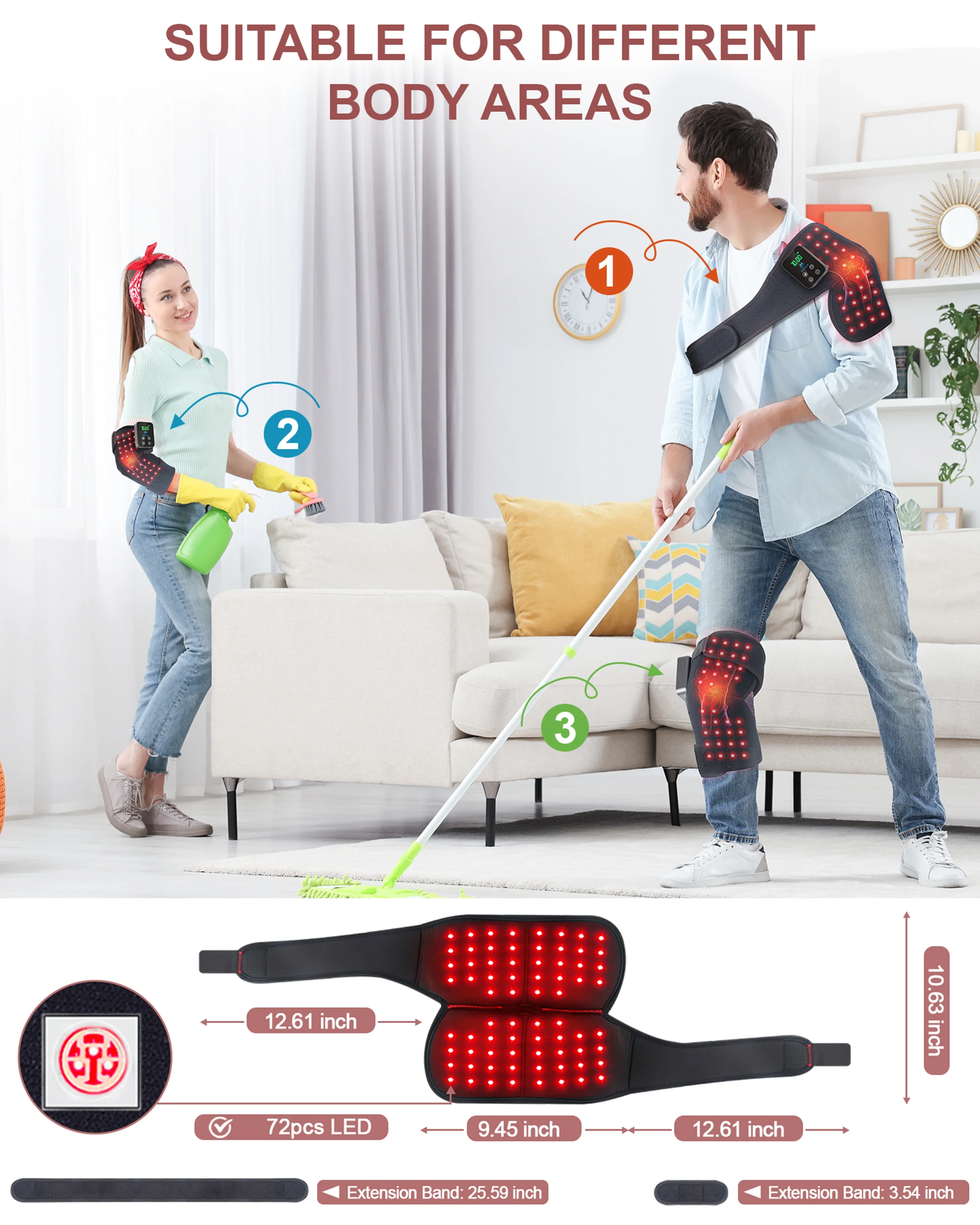 Rodillera InRomo Sport - batería 3000 mAh