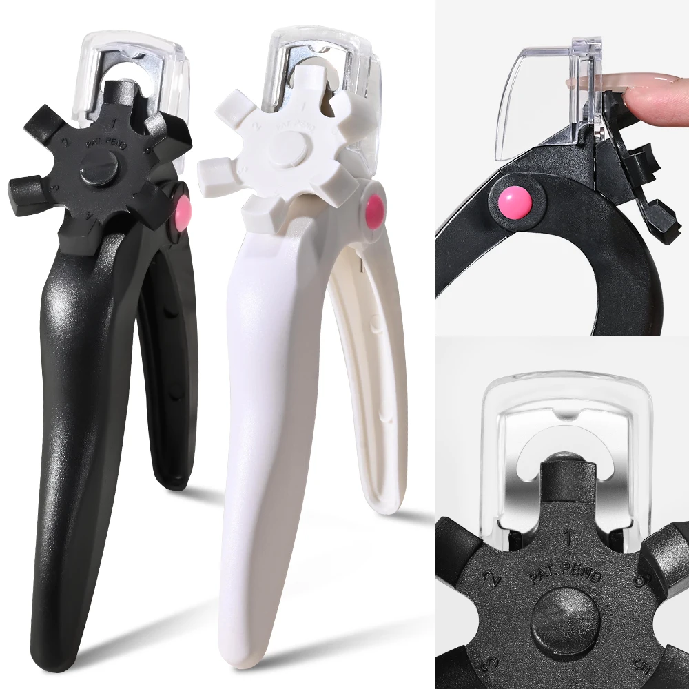 Nail Clipper for Acrylic Nails U Word False Tips Edge Cutter Trimmer Triple Cut with Measure Dial Manicure Scissors Tools nail scissors set nail clipper set manicure nail clipper set manicure sets manicure set nail clippers kit nail clipper nail clippers