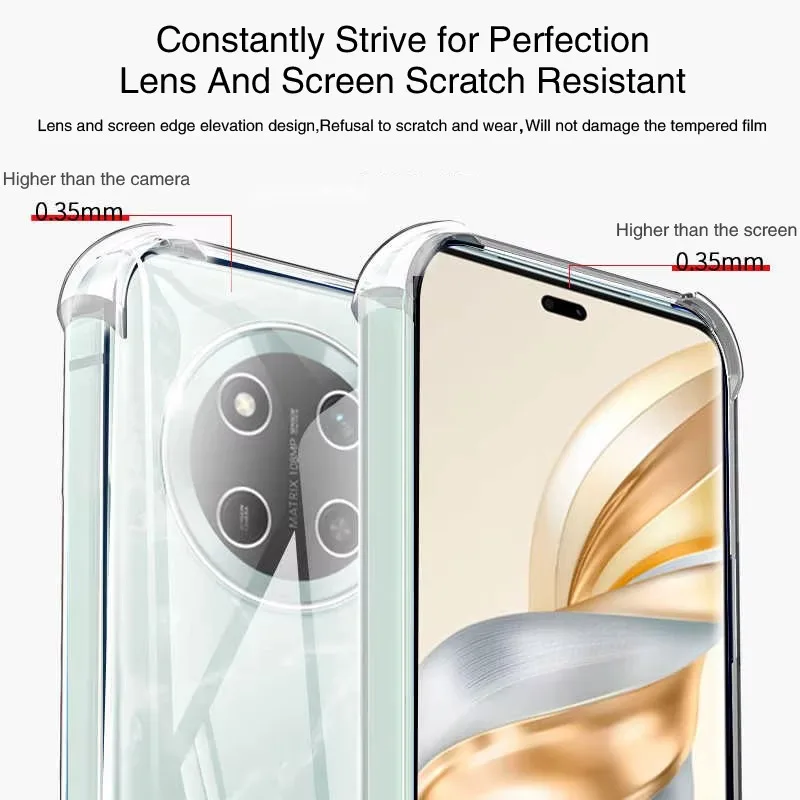 Airbag Shockproof Transparent Silicone Soft Phone Case