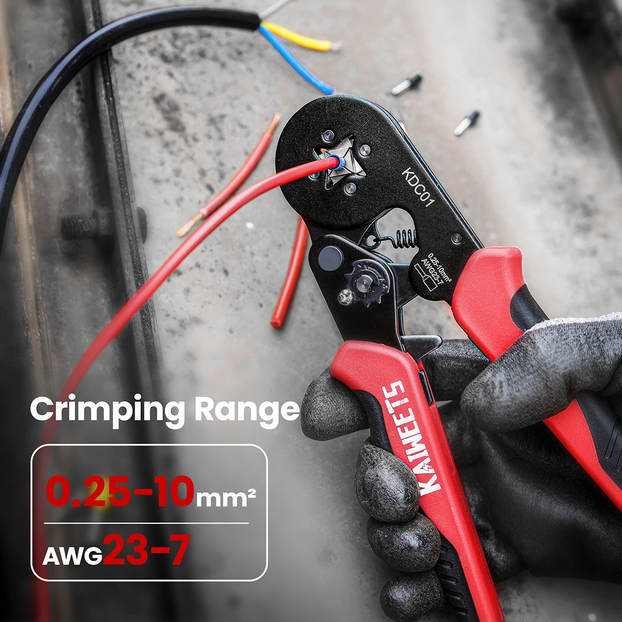 Terminal Crimping Tools Ferrule Crimping Pliers 0.25&ndash;10 mm&sup2; / 23&ndash;7 AWG Electrician Clamp Sets Wire Tips crimping tool,crimping tools,crimping pliers