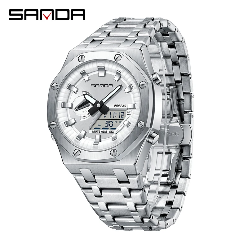 Silver white