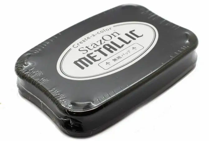 Ink Pads Tsukineko StazOn Metallic Ink Pad Empty Stamp Pad Japan