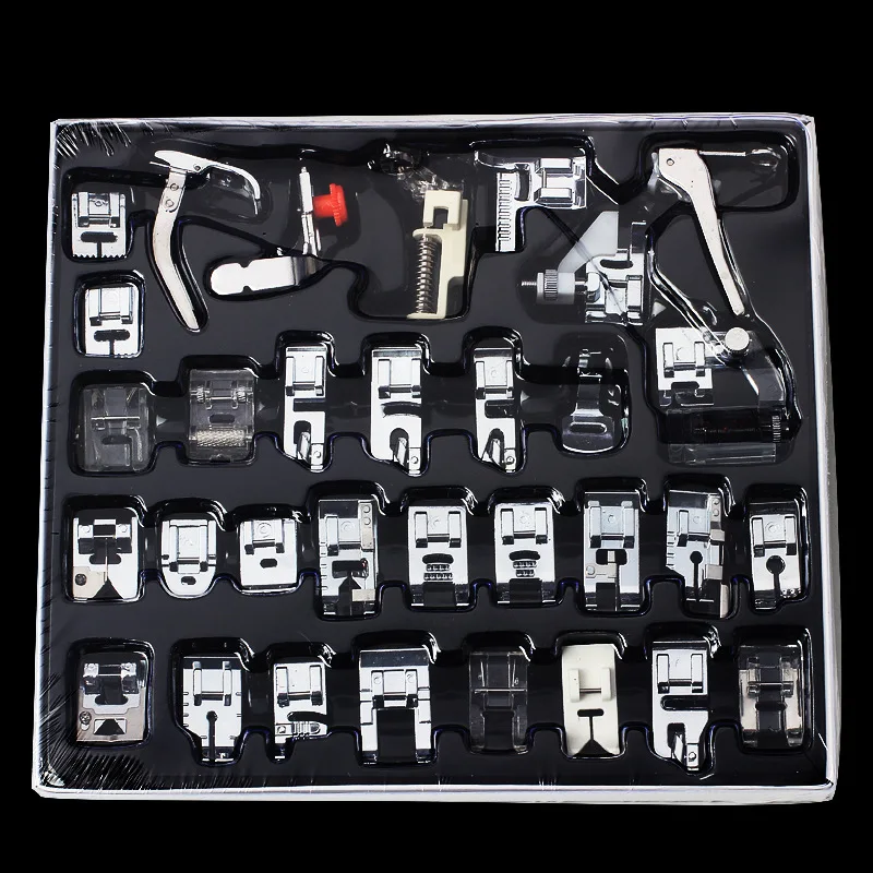 

30/32/42/52/62/72/82pcs High Quality Sewing Machine Presser Foot Set Braiding Blind Stitch household Sewing Accessories