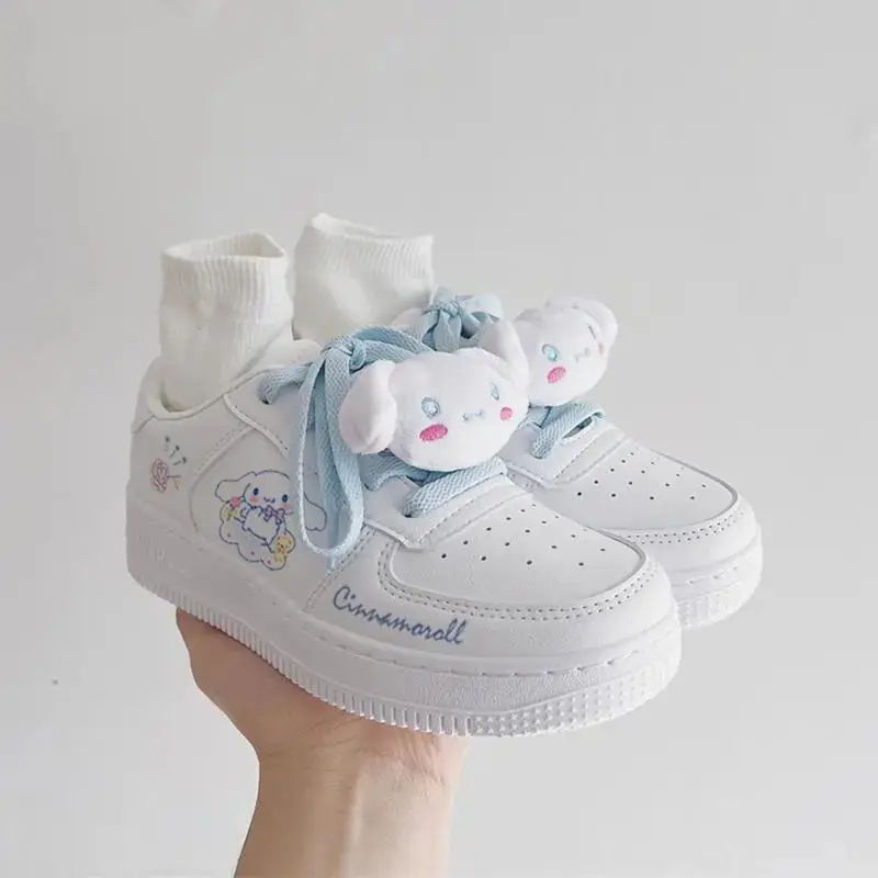 

Anime Sanrio Sports Shoes Cartoon Hello Kitty My Melody Kuromi Fashion Canvas Y2K Shoes Breathable Casual Sneakers Birthday Gift