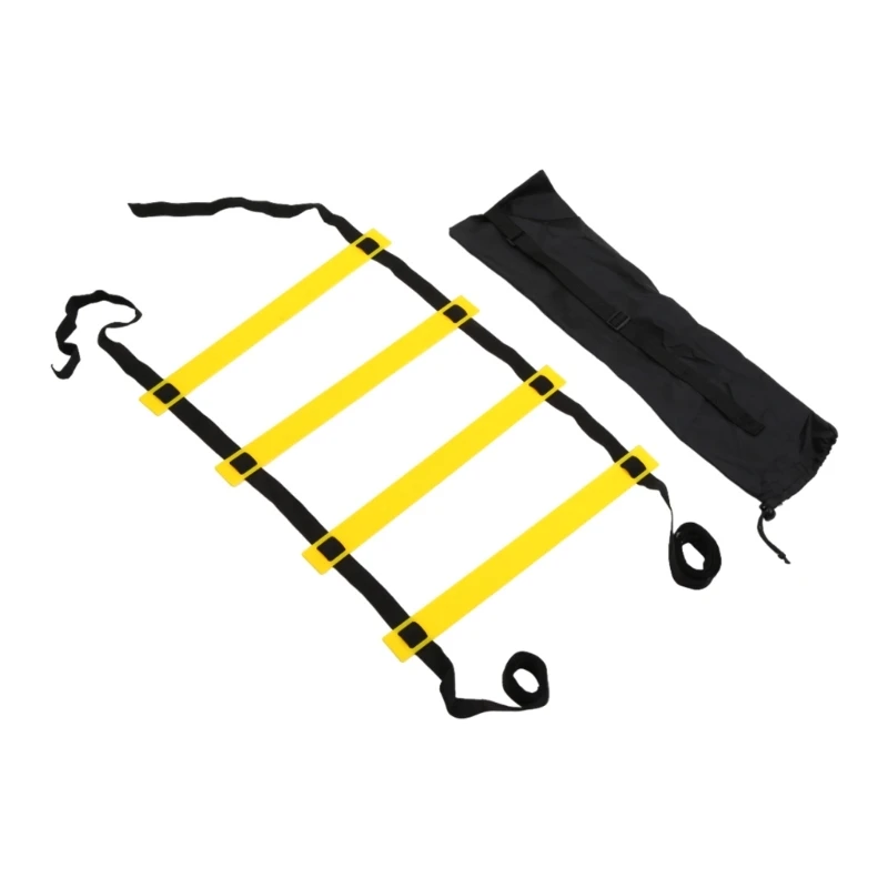 

448C Agility Ladder Speed Ladder Equipment, Soccer Ball Football Flexibility Training