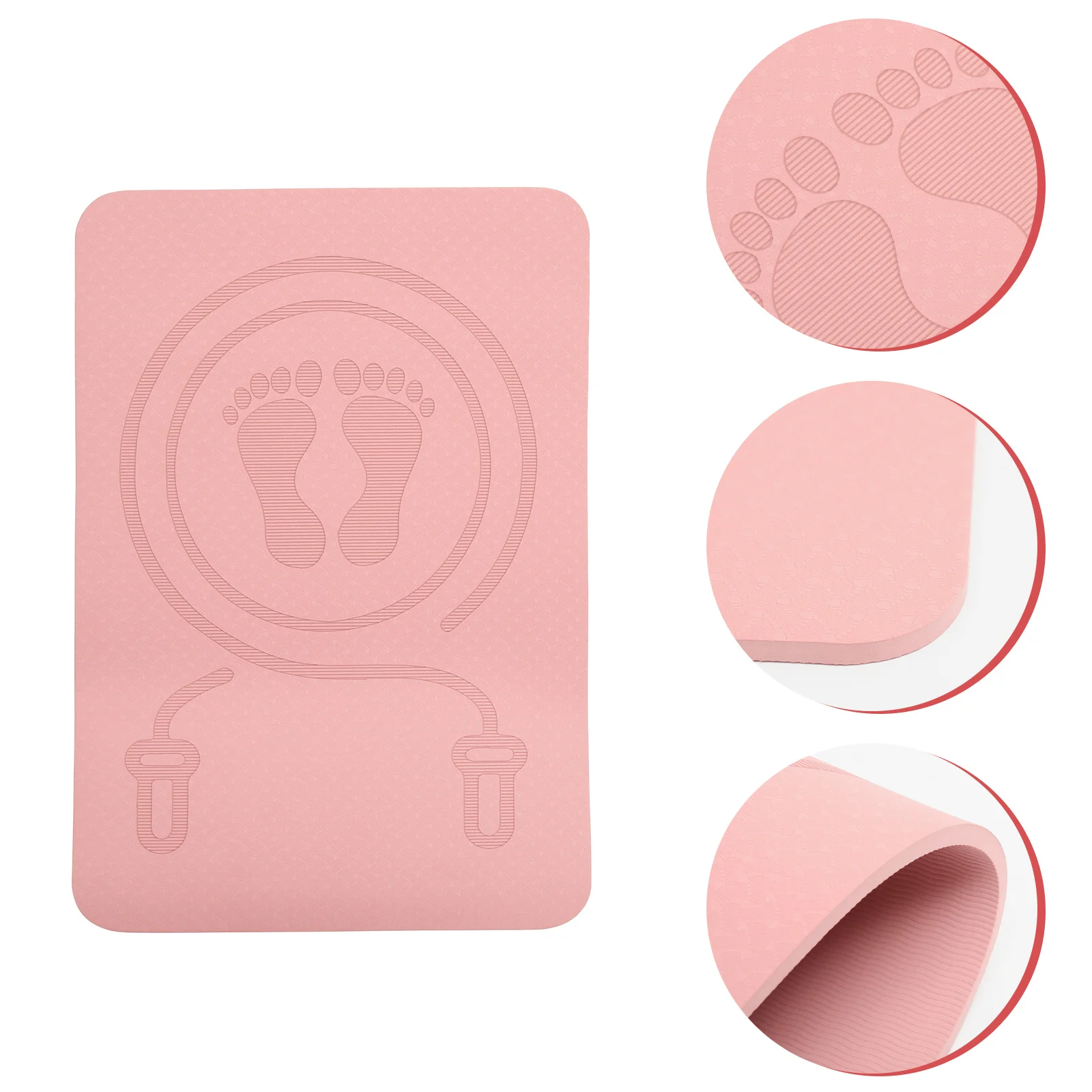 

Skipping Mat Household Rope Sports Outdoor Multi-function Shock-absorbing Portable Workout Tpe