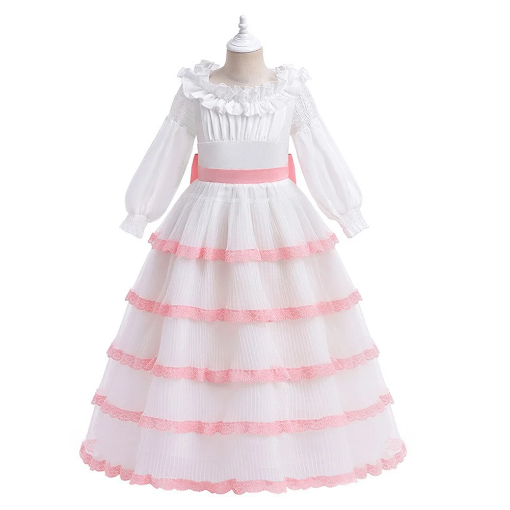 

Ariel Cosplay Costume Mermaid Cosplay Kids Girls Princess Dress Top Skirt Outfits Fancy Dress Party Cloth Role Playing Suits