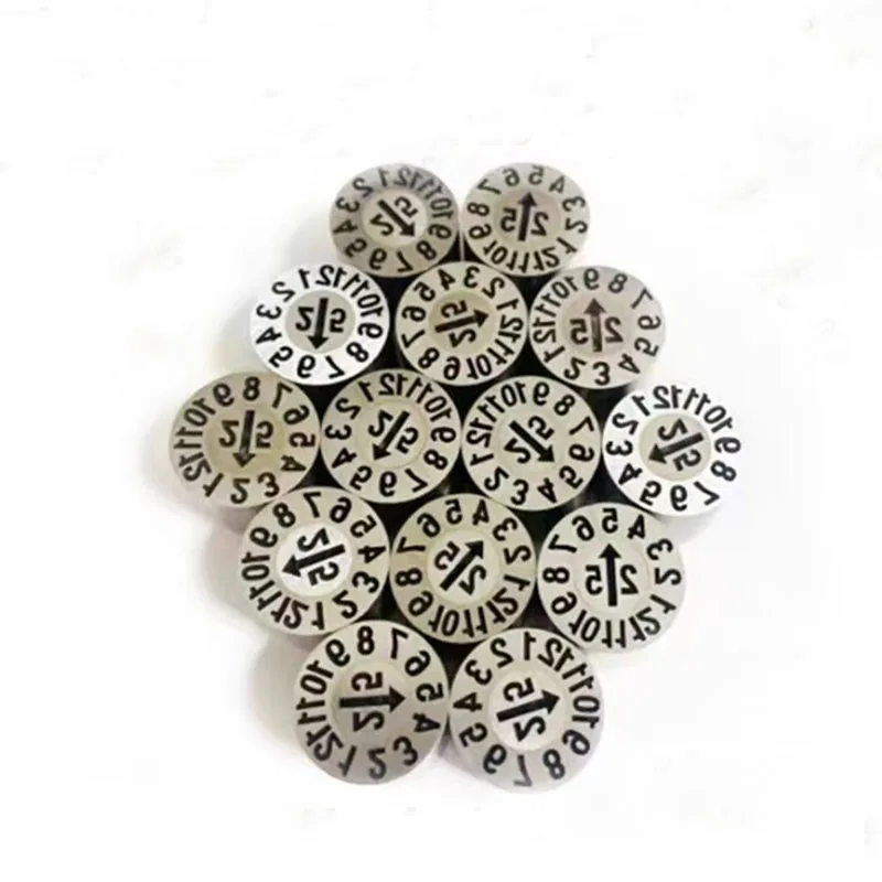 산업용 SUS420 다이 날짜 스탬프 날짜 코드 삽입 날짜 표시 핀 플라스틱 몰드용