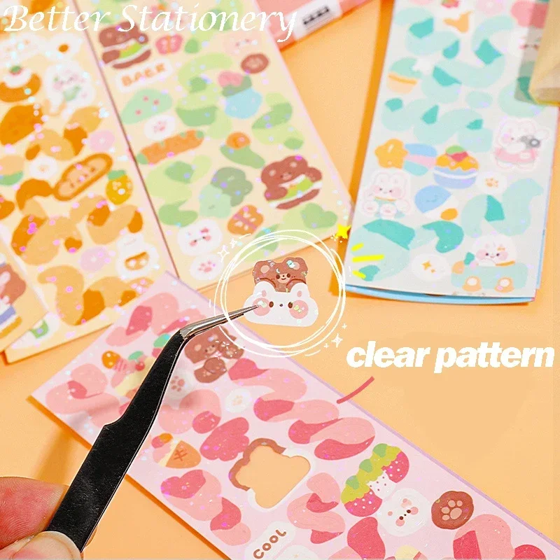 20-200 pezzi adesivi Kawaii non ripetuti per bambini Set carino confezione decorazione materiale fai da te adesivo Laser Laptop Scrapbook Sticker
