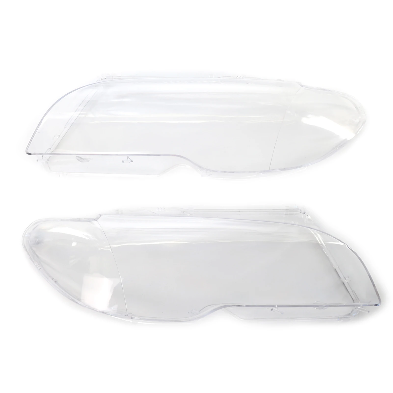 

One Pair Left & Right Headlamp Covers Transparent Plastic Headlight Covers Replacement for BMW E46 3-Series 2 Doors Coupe 03-06