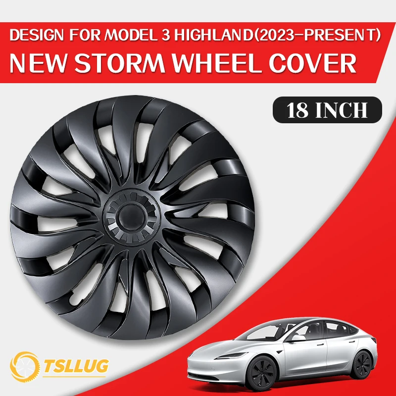 TSLLUG4PCSForTeslaModel3Highland2023-202618-inchWheelHubCapsStormStyleWheelHubcapAccessoriesFullEdgeWrapping-AliExpress