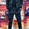 2024 New Casual Fashion Men's Sports Suit Fashion Trend Temperament Two-piece Set Plus Size Men Suits for Men  Tracksuit 2