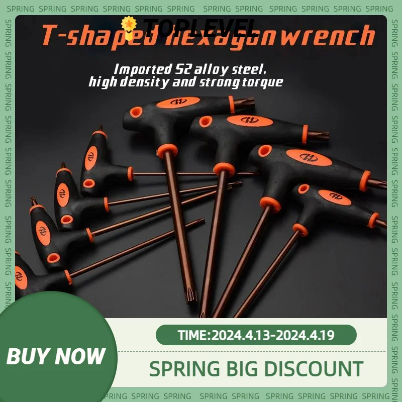 

T-Shaped Hexagon Wrench Socket for Billiards, S2 Alloy Steel Socket Spanner, Weight Bolt Assembly Tools, Car Repair Accessory