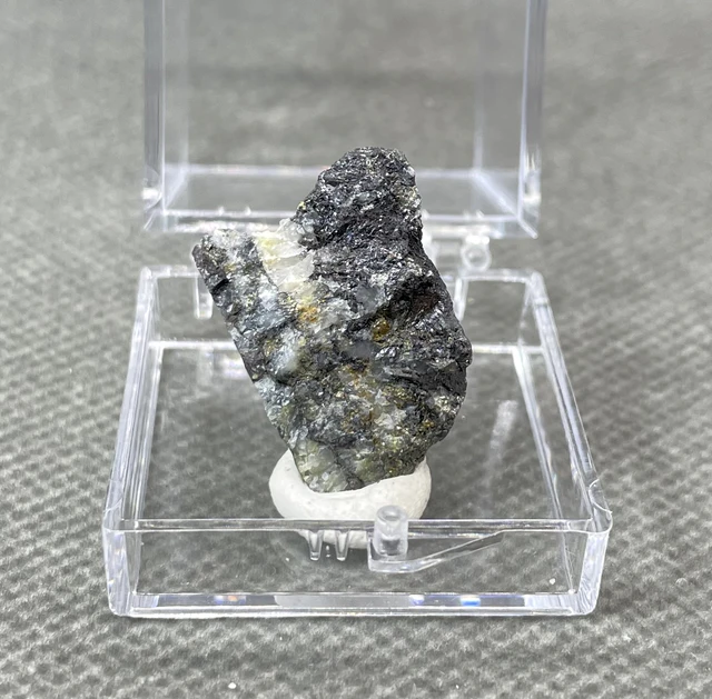 NOUVEAU! Pierres précieuses de collection en wolframe 100% naturelle  (taille de la boîte 3.4cm), échantillons minéraux et cristaux - AliExpress