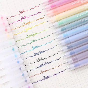 Penne a Sfera Colorate con Punta Fine da 0,5mm, Ideali per Ufficio e Scuola, Essenziali per Prendere Appunti e Scrivere