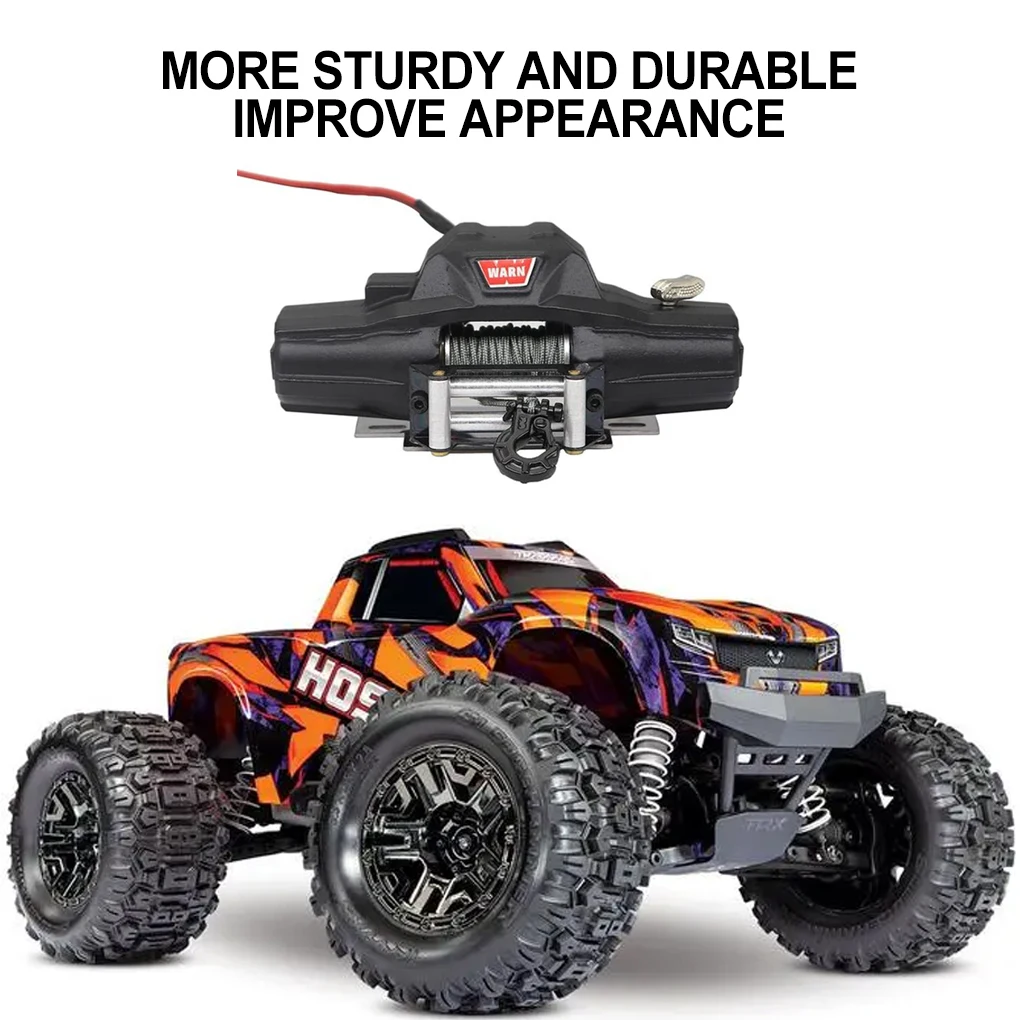 

Долговечная металлическая лебедка RCGOFOLLOW из алюминиевого сплава 1 10, металлическая Лебедка для радиоуправляемых моделей Traxxas Trx4, запчасти для радиоуправляемых автомобилей, Аксессуары для автомобилей