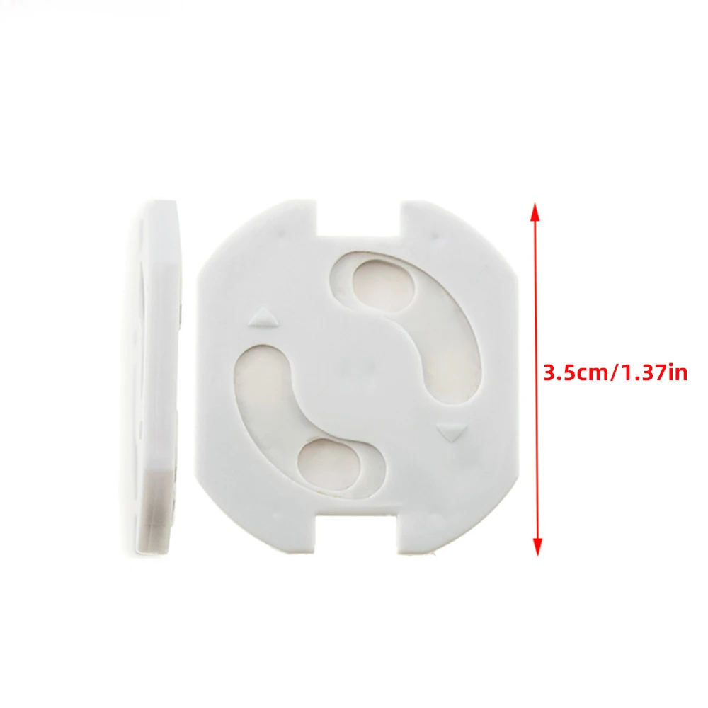 Socket Covers 1-10pcs EU Stand Power Socket Cover Electrical Outlet Baby Child Safety Guard Electric Shock Proof Plugs Protector Rotate Cover
