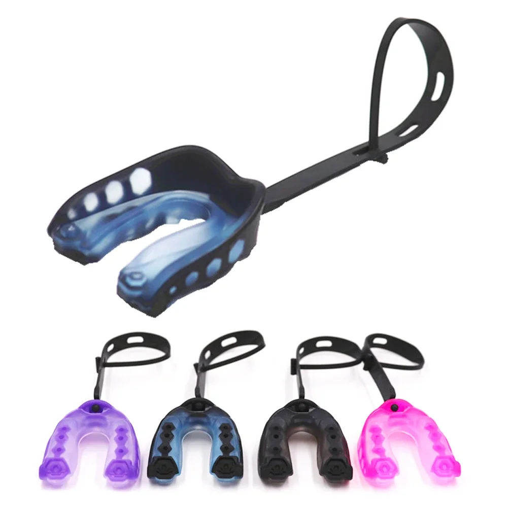 Football Mouth Guard with Strap Professional Youth & Adults Mouth Guard Soft Sport Mouthguard for Boxing Hockey Rugby Basketball