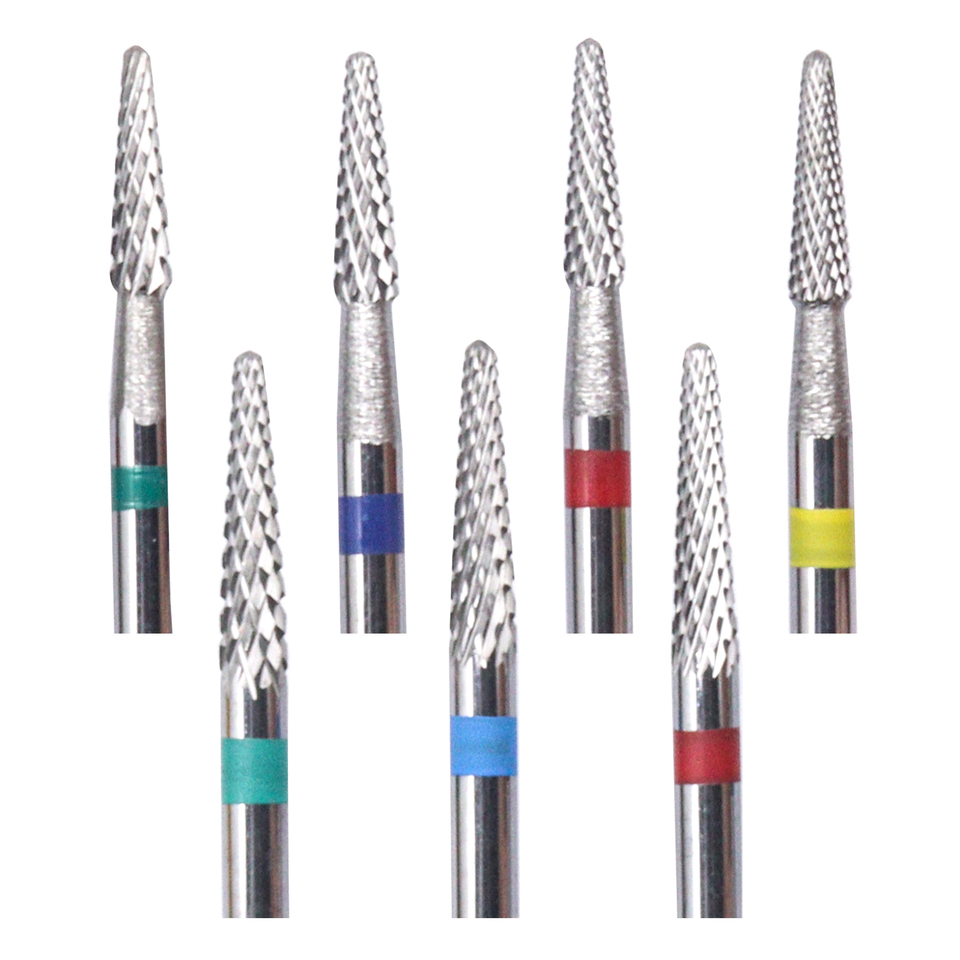 Milling Cutter For Manicure Ceramic Nail Drill Bits Pedicure Carbide Milling Cutter For Nail Files Manicure Cutter Nail Art Tool - Nail Drill Accessories & Bits