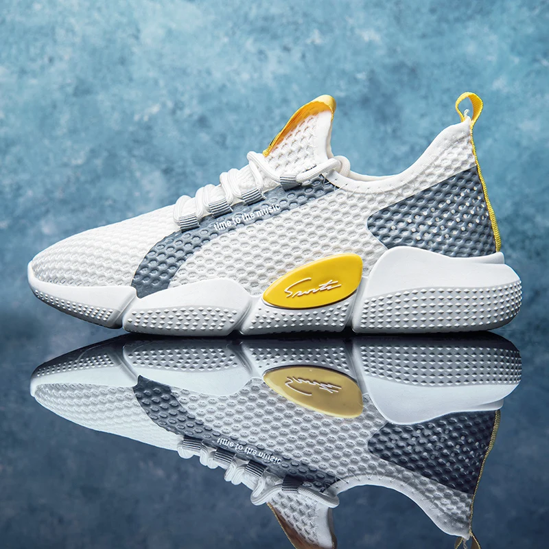 Men's sneakers casual lightweight Breathable mesh sports shoes summer new male's outdoor soft sole comfort fashion running shoes