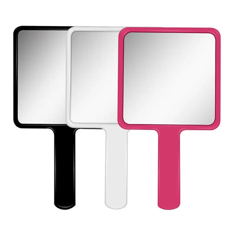 Eyelash Extension Handheld Makeup Mirror Square Makeup Vanity Mirror