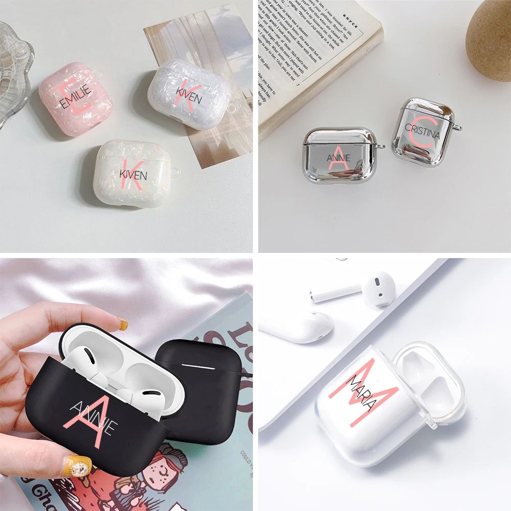Personalized Custom Name Capital Letter for Airpods 3 Case Soft