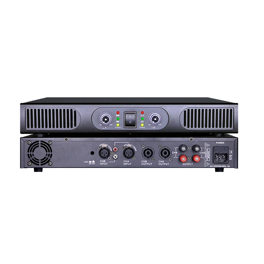 

Profession AB class full power out 300W power amplifier for home party bar
