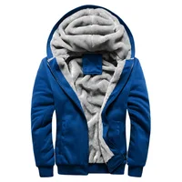 New Men's Hoodies Jacket Winter Thick Warm Fleece Zipper Hoodies Coat Casual Tracksuit Sportwear Male Sweatshirts M~ 5XL - Image 2