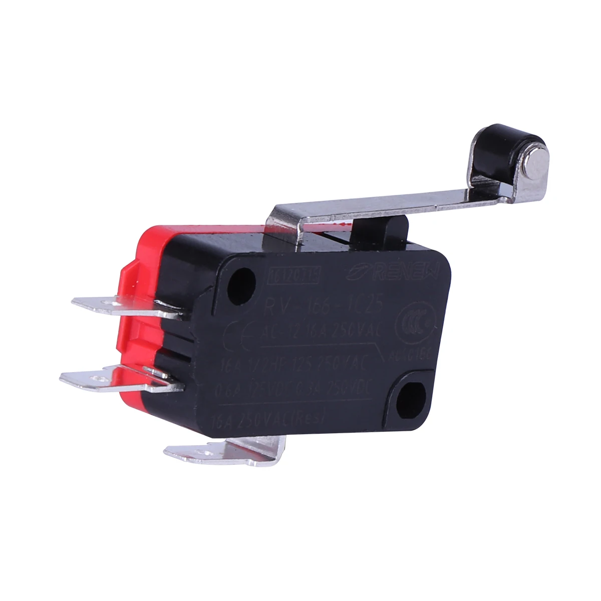 The left of Micro-Switch-Push-Button-Limit-Switch-Hinge-Roller-Lever-Type