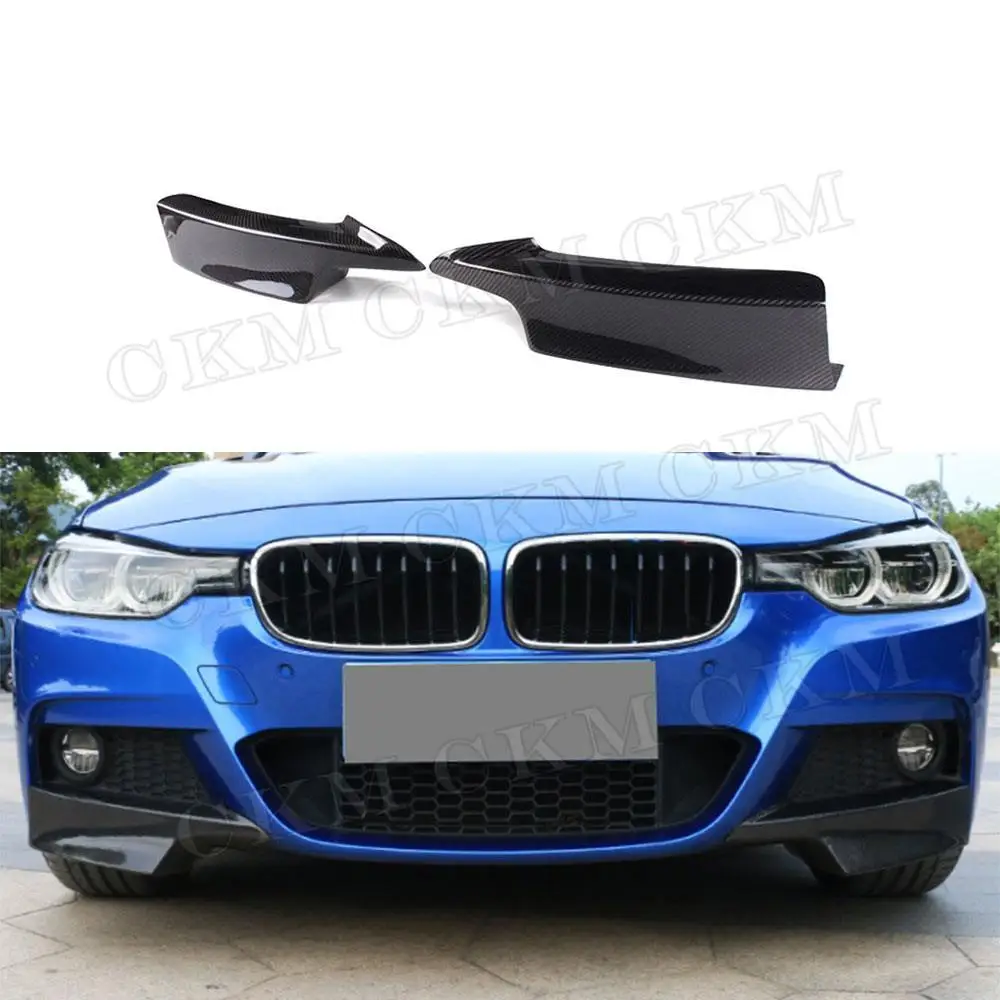 

Передние разветвители из углеродного волокна, бампер для BMW 3 серии F30 M sport Sedan 2012-2017, передние щитки, фартуки, боди