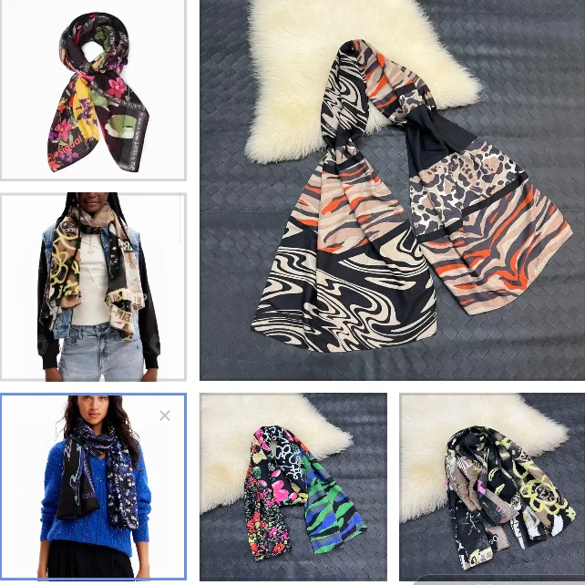 

Foreign trade original single Spanish autumn and winter new printed casual warm trend fashion scarf