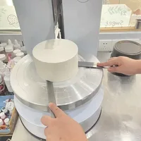 Équipement de pâtisserie de 12 pouces : Spatule à gâteau d'anniversaire, Spatule à gâteau, Spatule à crème et matériel de cuisson 4
