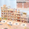 Desktop Storage Stationery  Box Student Ins Drawer Office Tape Pen Cabinet Cosmetic Hair Accessories Sundries Organizer 1
