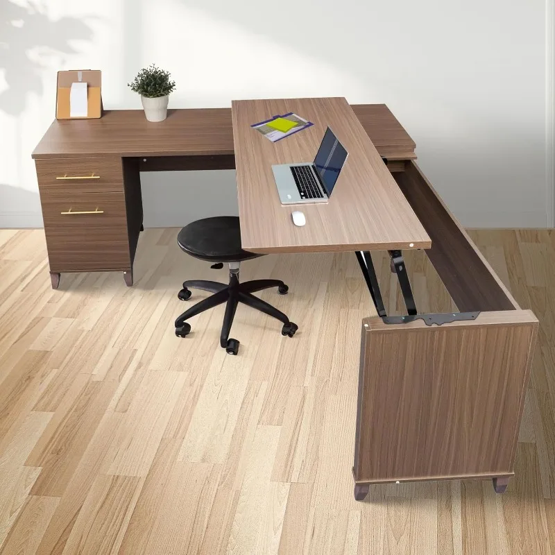 Ljustra L-Shaped Desk in Office