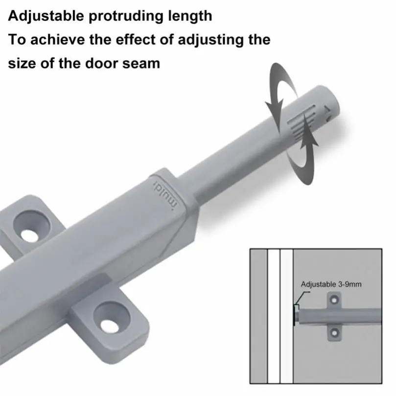 4 Pieces Extended Aircraft Wing Heavy-Duty Door Drawer Press Type Cabinet Door Wardrobe Rebound Wardrobe Heavy Rebound Device