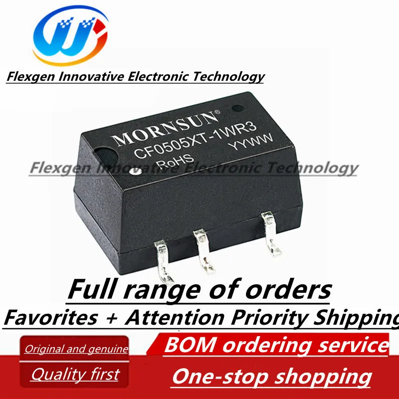 

(10 pcs) SMD-5 DC-DC power module in CF0505XT-1WR3 package, 5V/200mA