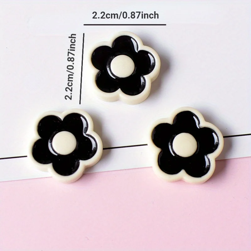 10 Stück schwarze Serie Mädchen Parfümbeutel Cabochons Flatbacks Handyhüllen Deko Teile Scrapbooking Bastelbedarf Harzzubehör – Detail 12