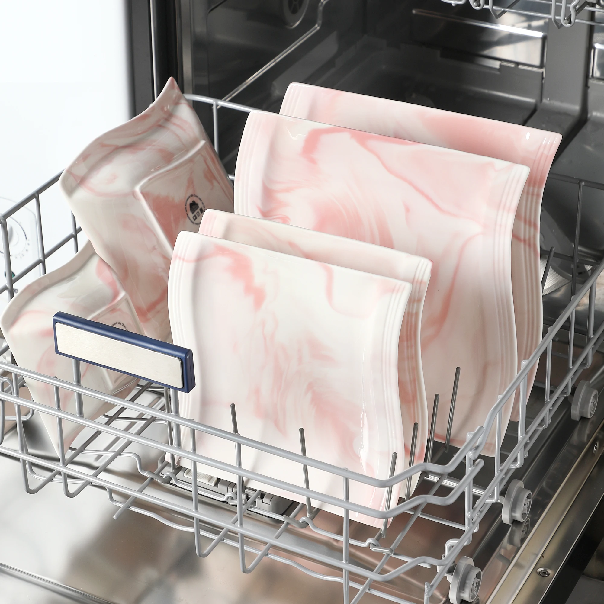 Service de table en marbre 26 pièces