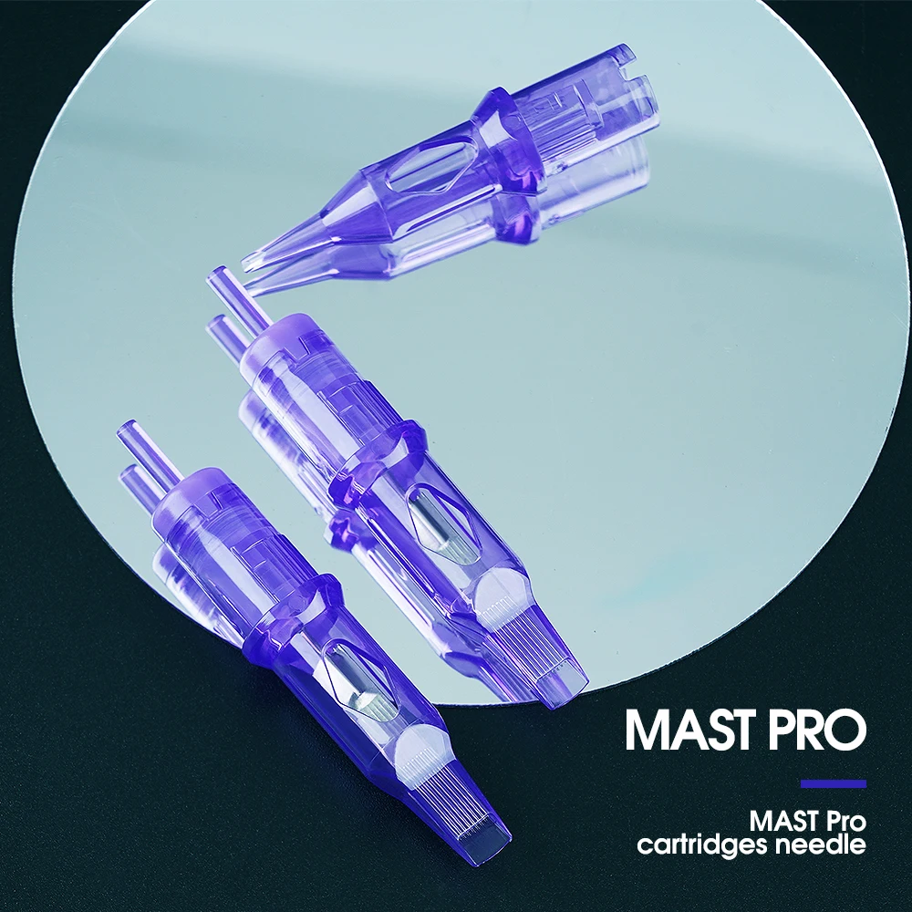 Mast Pro 20pcs 3.5mm Taper 1RLB 3RLB 0.25/0.30/0.35mm Sterilized Tattoo Needle Permanent Makeup Medium Taper Cartridges Supplies